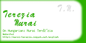 terezia murai business card